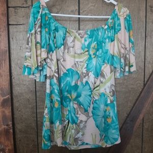 Floral off shoulder top